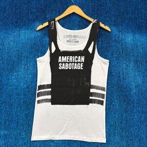 Asap Rocky American Sabotage Rap White Tank Size Extra Large